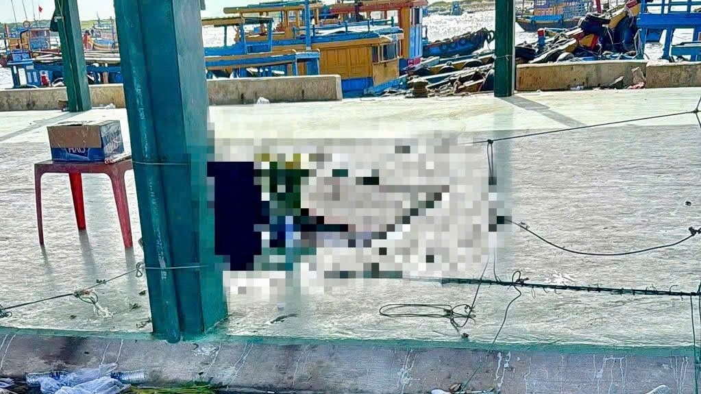 Nguoi dan ong tu vong tai cang ca La Gi o Lam Dong hinh anh