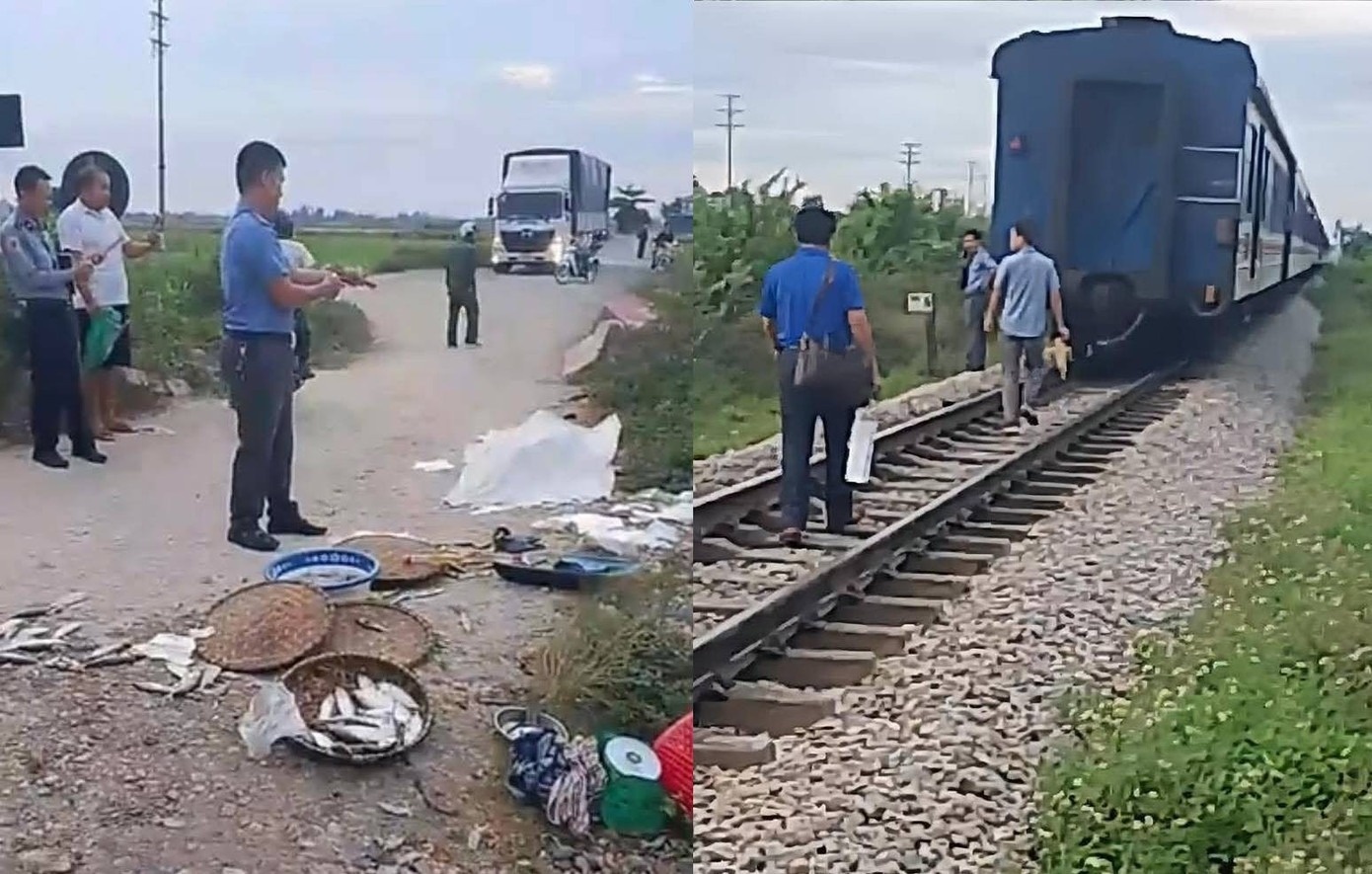 Bang qua duong ray, nguoi phu nu ban ca bi tau tong tu vong hinh anh