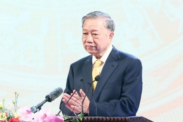 Tong Bi thu: Van hoa phai soi duong, hinh thanh nang luc mem quoc gia hinh anh