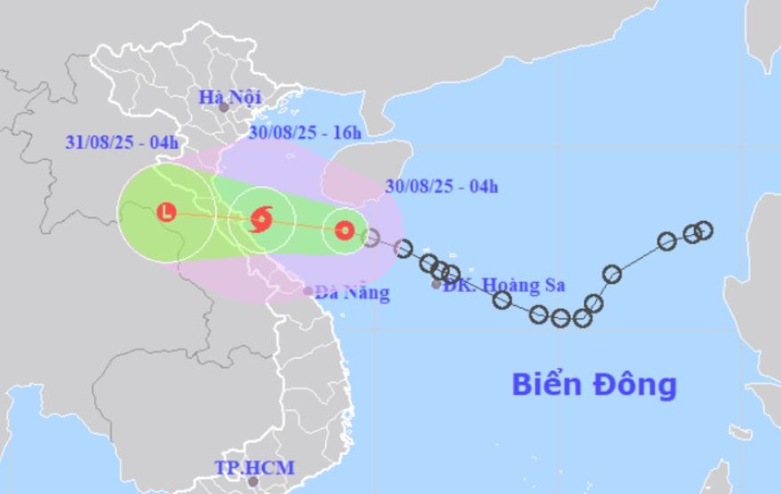 Bao so 6 sap hinh thanh tren Bien Dong hinh anh