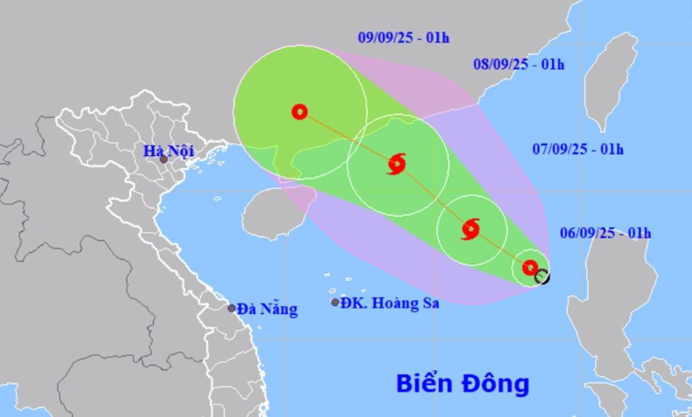 Tin moi nhat ve ap thap nhiet doi sap manh thanh bao hinh anh