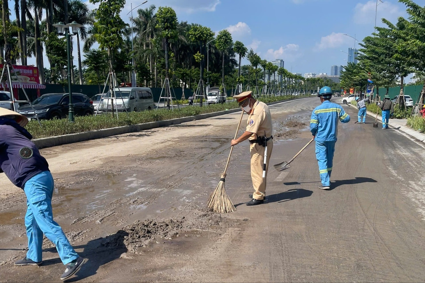 Do dau duong Ha Noi anh 2