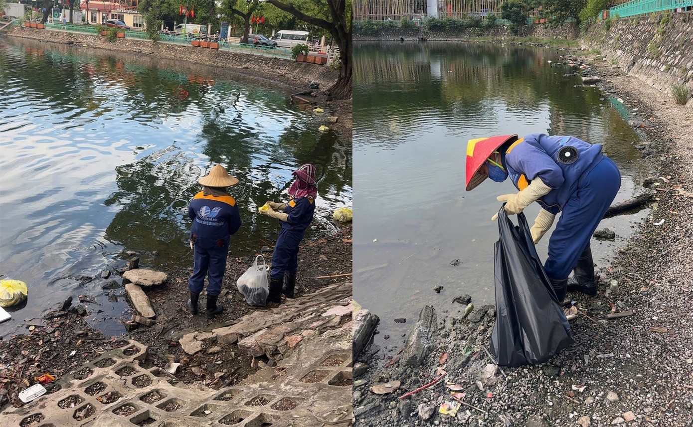 Vot 300 kg ca chet phoi bung tren ho Truc Bach hinh anh