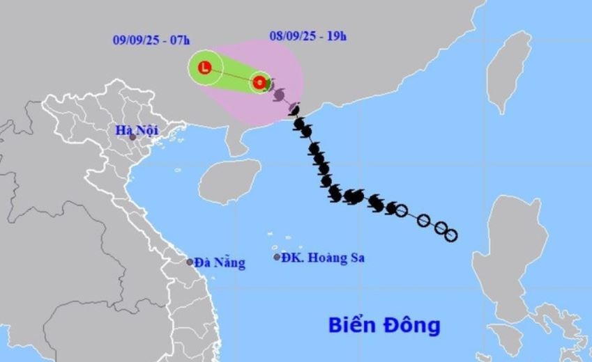 Bao so 7 suy yeu thanh ap thap nhiet doi hinh anh