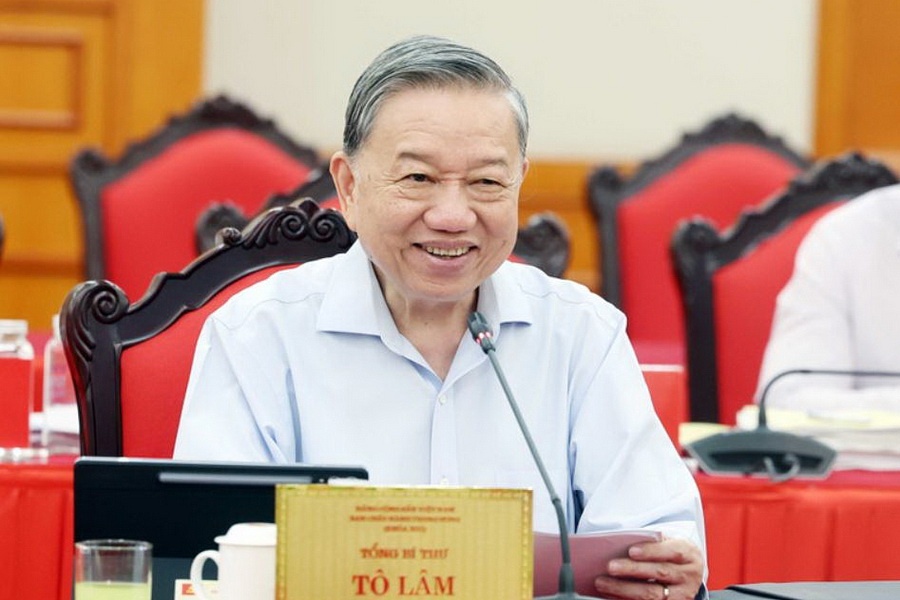 Bo Chinh tri lam viec voi Ban Thuong vu Dang uy Chinh phu hinh anh