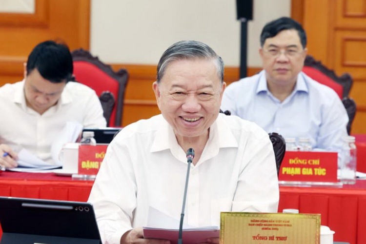 Bo Chinh tri lam viec voi Ban Thuong vu Dang uy Quoc hoi hinh anh