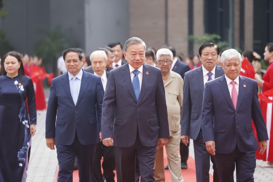 Tong Bi thu du Dai hoi Dang bo Mat tran To quoc, cac doan the TW hinh anh