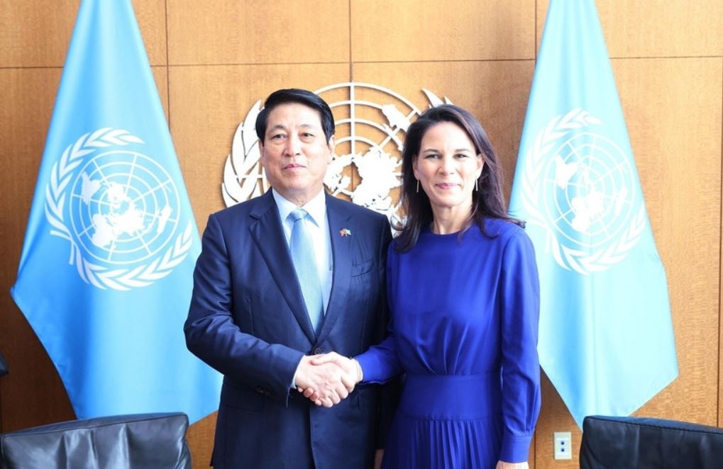 Chu tich nuoc gap Chu tich Dai hoi dong Lien Hop Quoc hinh anh