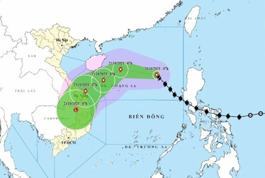 Bao Fengshen tang cap, Nam Bo va TP.HCM co mua dong, gio giat manh hinh anh