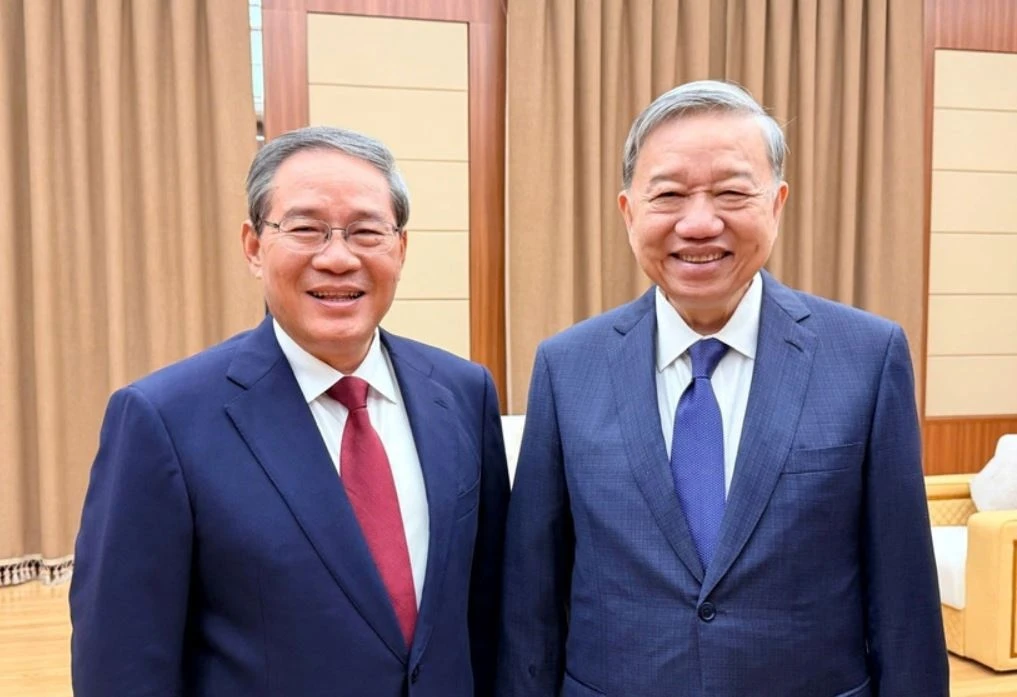 Tong Bi thu To Lam gap Thu tuong Trung Quoc Ly Cuong hinh anh