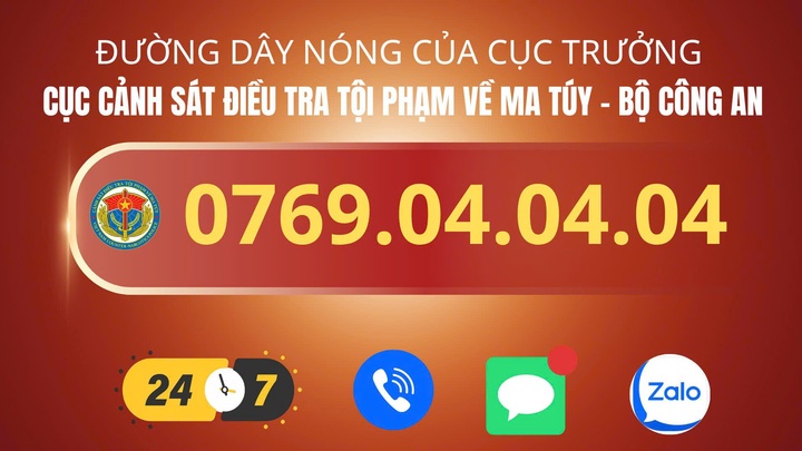 Cuc truong Cuc CSDT toi pham ve ma tuy cong khai duong day nong hinh anh