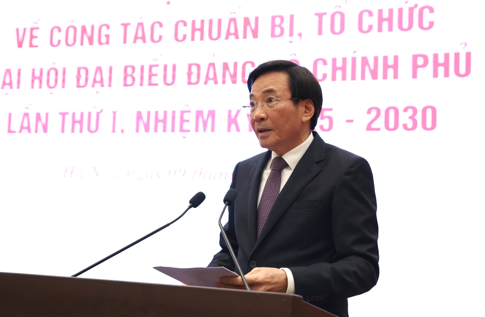 Chuan bi, to chuc Dai hoi Dai bieu Dang bo Chinh phu hinh anh