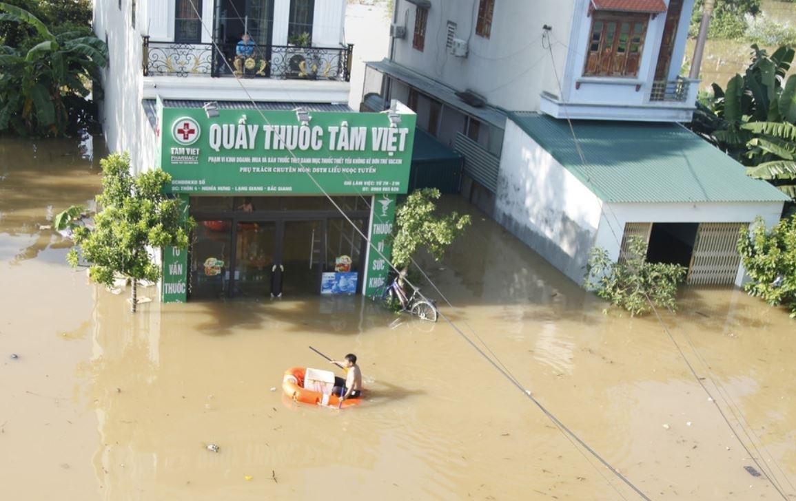 Nuoc lu bat dau rut, Bac Ninh con hon 15.000 ho bi co lap hinh anh