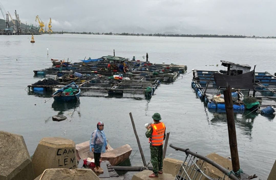 Thuc hu thong tin xuat hien bao so 12 vao Hue - Quang Tri hinh anh