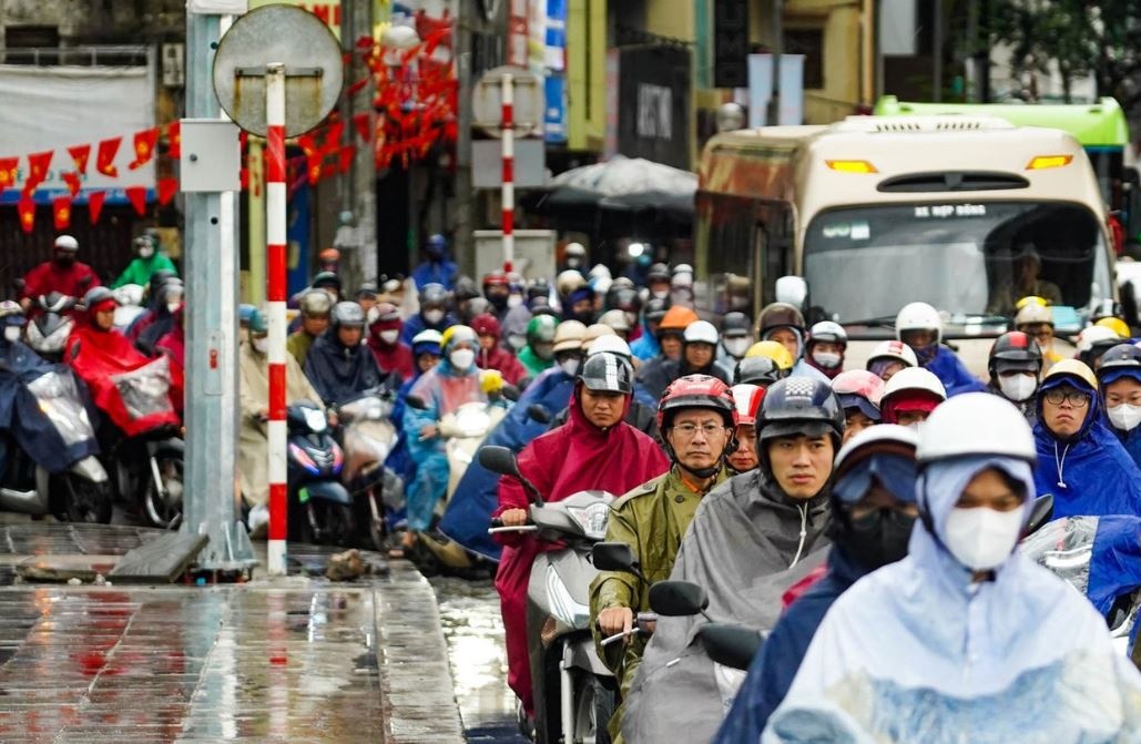 Mien Bac co the mua tren 150 mm trong ba ngay hinh anh