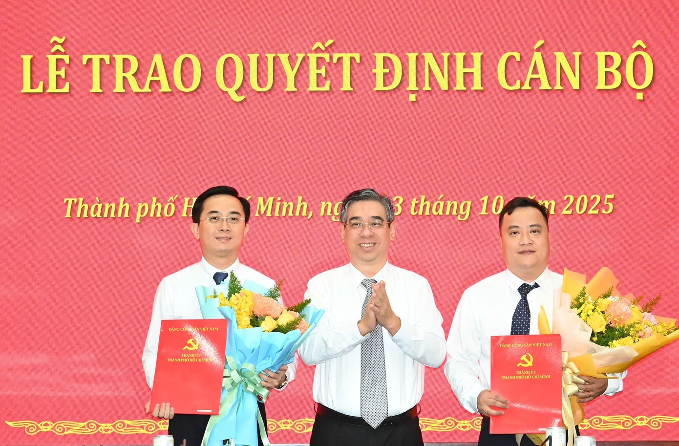 Bo nhiem hai Thu ky Bi thu Thanh uy TP.HCM Tran Luu Quang hinh anh
