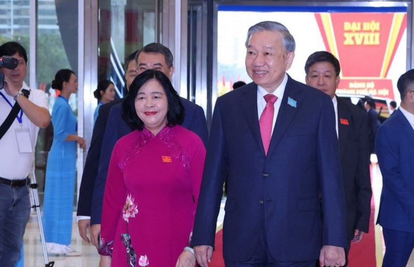 Tong Bi thu du khai mac Dai hoi dai bieu Dang bo TP. Ha Noi hinh anh