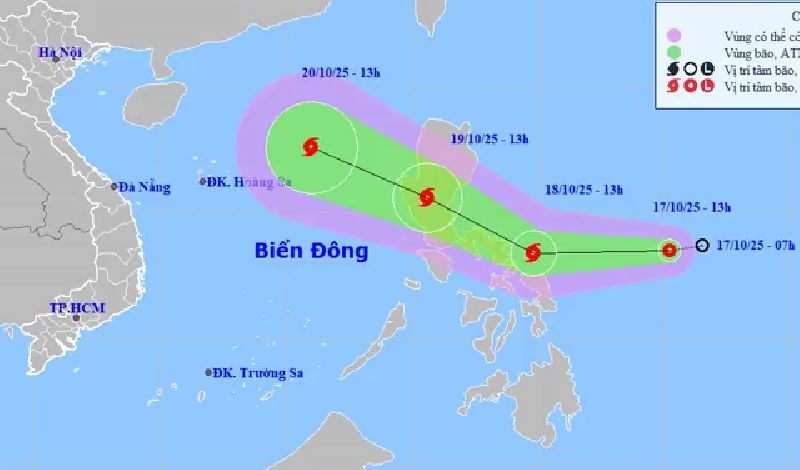 Ap thap nhiet doi sap manh len thanh bao tien sat Bien Dong hinh anh