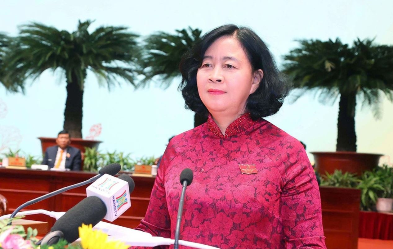 Be mac Dai hoi Dang bo TP. Ha Noi lan thu XVIII hinh anh