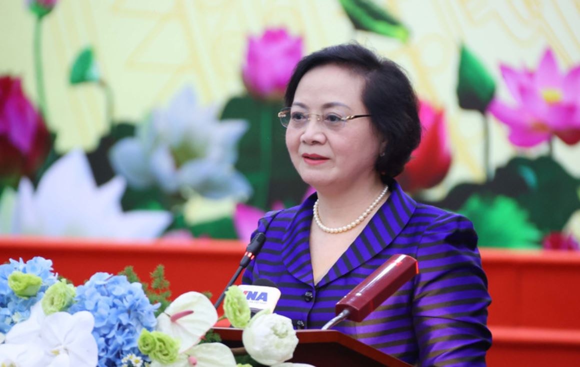 Ba Pham Thi Thanh Tra la nu Pho thu tuong dau tien trong lich su VN hinh anh