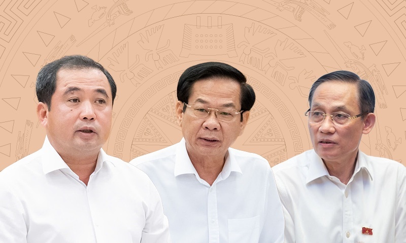 Quoc hoi phe chuan bo nhiem 3 bo truong hinh anh