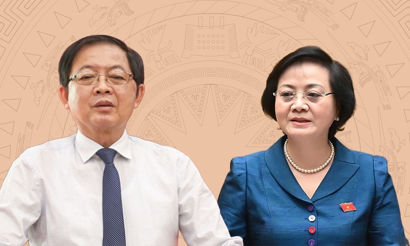 Ba Pham Thi Thanh Tra va ong Ho Quoc Dung lam Pho thu tuong hinh anh