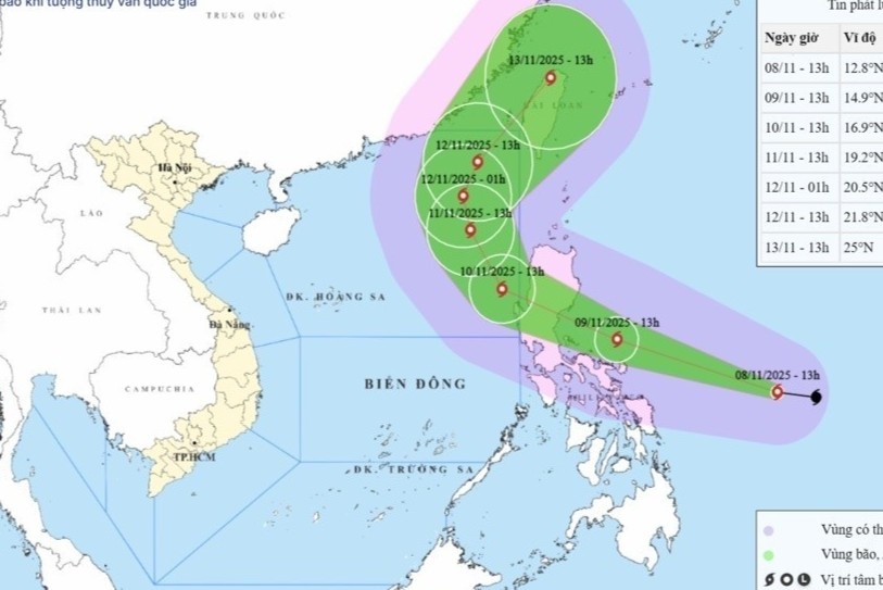 Bien Dong sap don con bao so 14 hinh anh