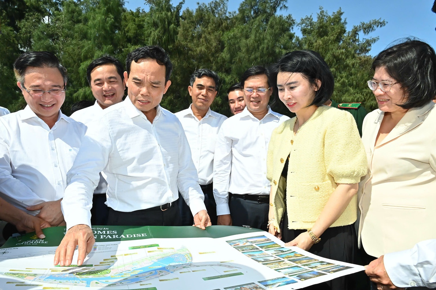 Bi thu Tran Luu Quang chi dao day nhanh tien do du an lan bien Can Gio hinh anh