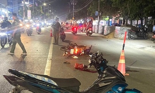 Nguyen nhan mot can bo cong an tu vong tren duong o TP.HCM hinh anh