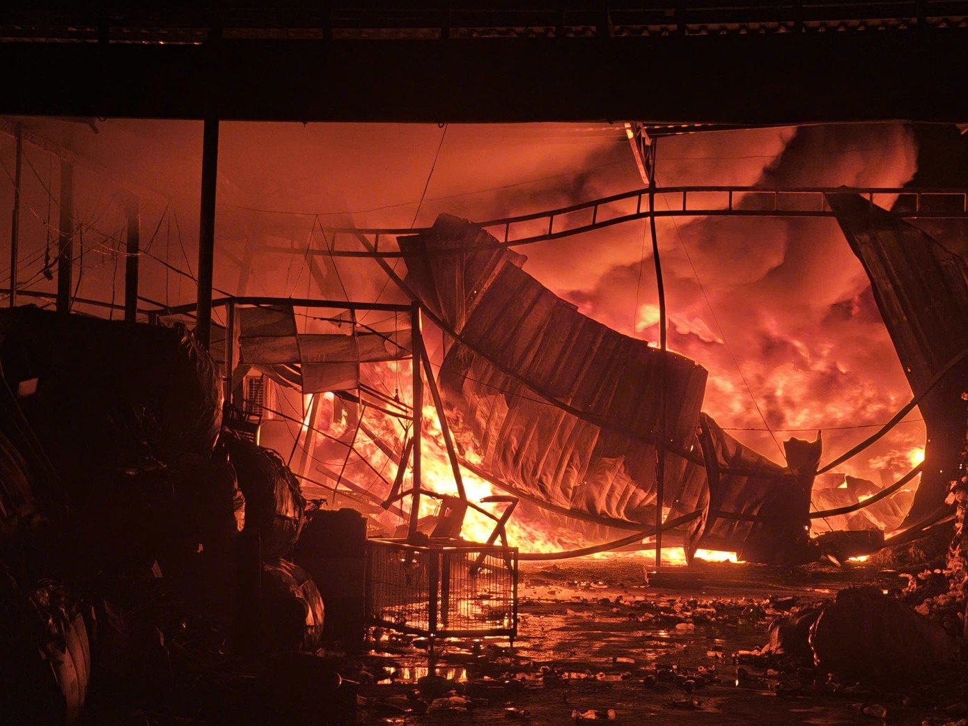 Chay lon tai kho phe lieu hinh anh