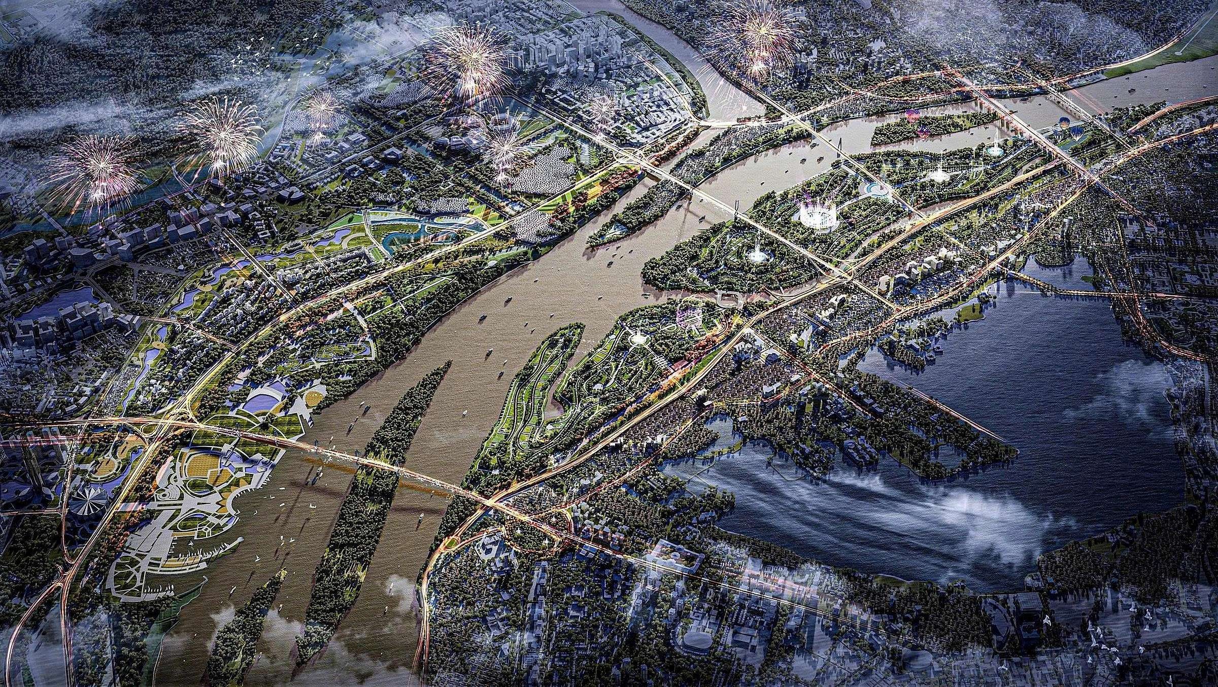 340.000 ty dong cho sieu du an Dai lo canh quan song Hong hinh anh