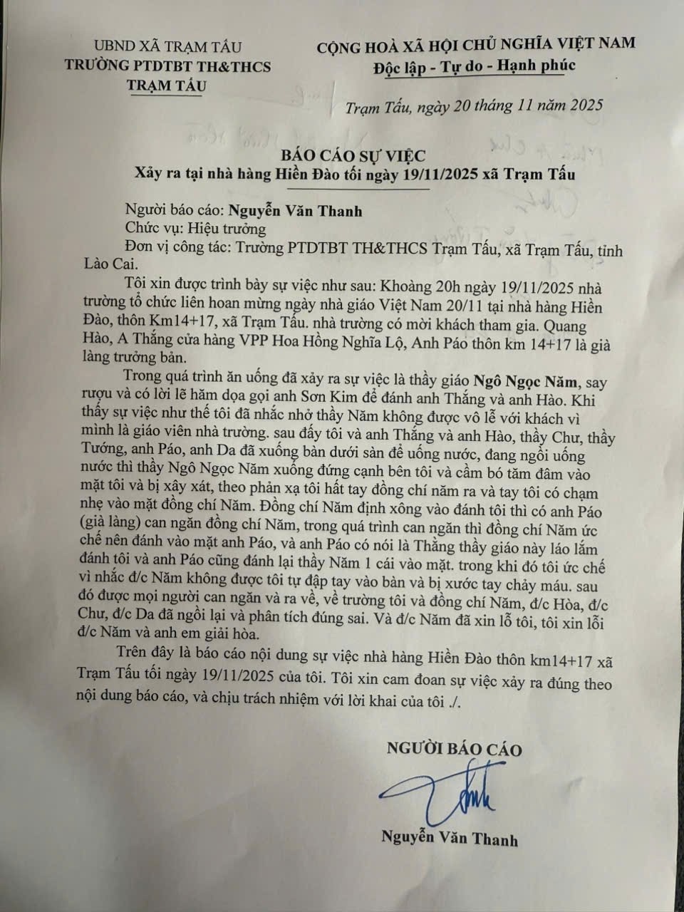 Hieu truong danh giao vien anh 3