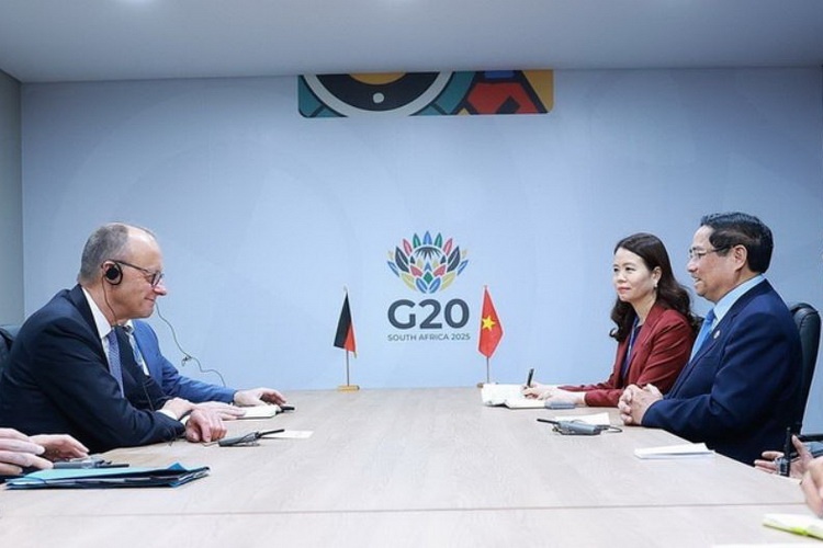 Thu tuong gap nguoi dong cap Duc, Ai Cap va Na Uy hinh anh