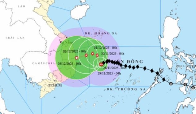 Bao so 15 giam cuong do, doi huong hinh anh