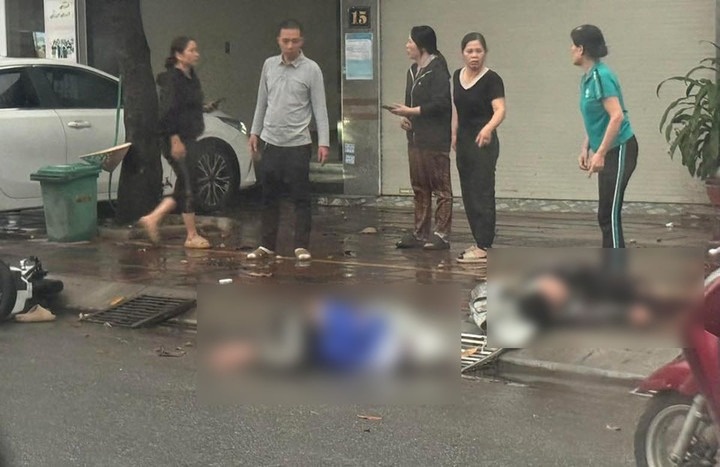 Xe tai va cham xe dap dien, 2 hoc sinh o Hai Phong thuong vong hinh anh