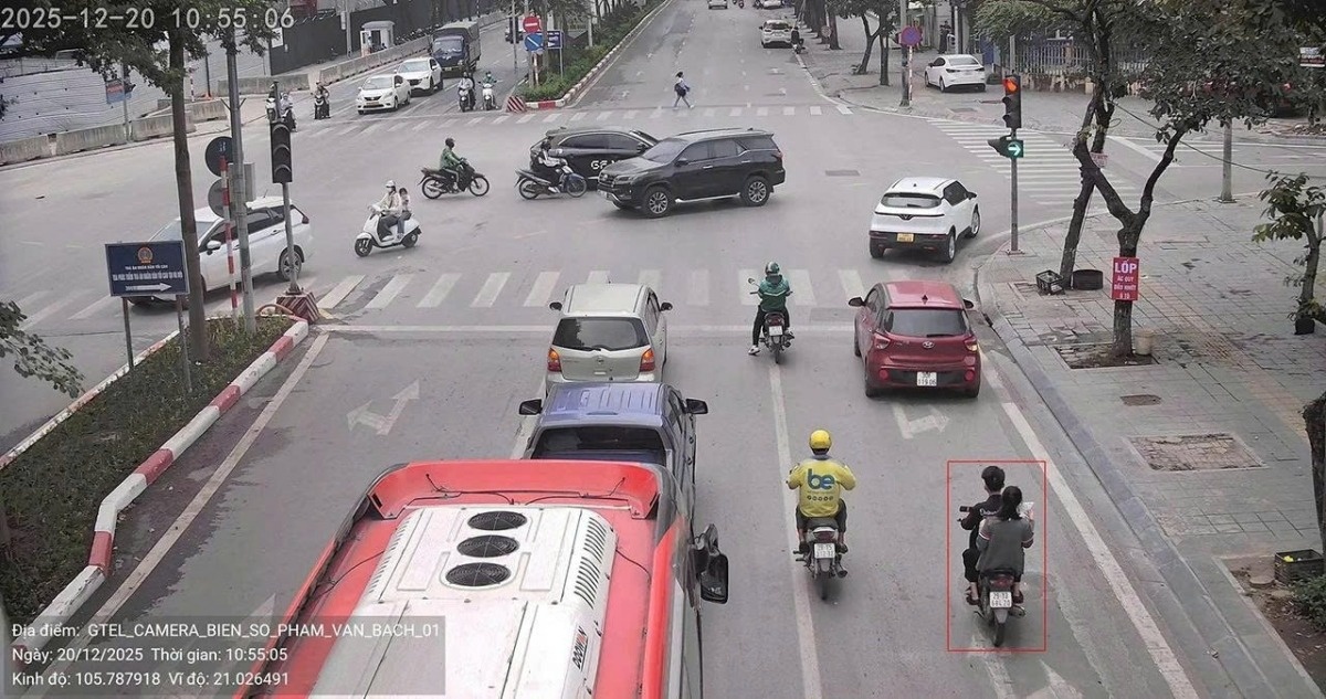 Danh sach 180 xe vi pham bi Camera AI ghi hinh ngay 20/12 hinh anh