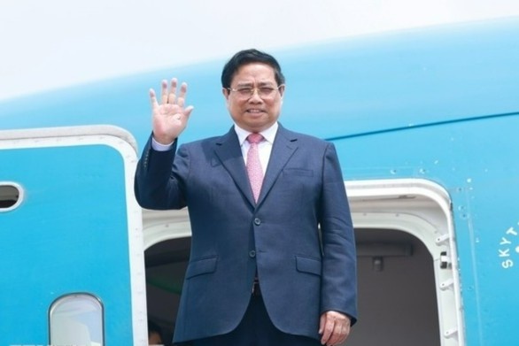 Thu tuong Pham Minh Chinh len duong tham chinh thuc Lien bang Nga hinh anh