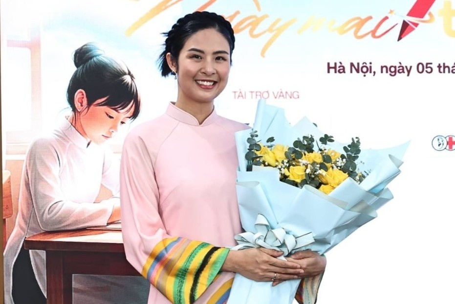 Hoa hau Ngoc Han tung uoc mo lam co tho may hinh anh