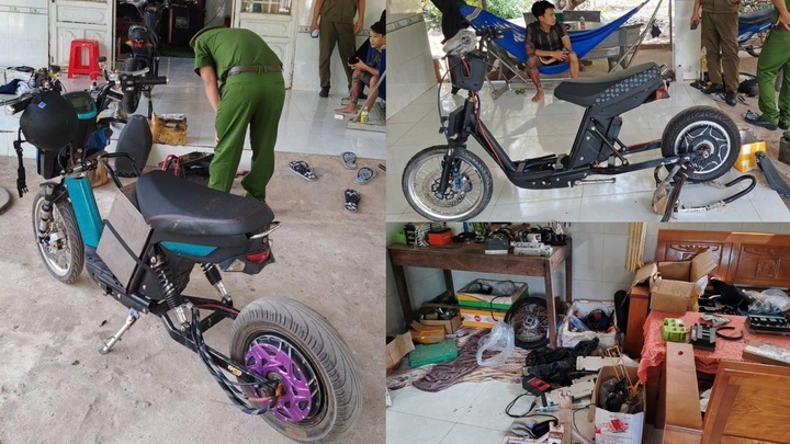 Phat hien co so do xe dien cho hoc sinh o TP.HCM hinh anh