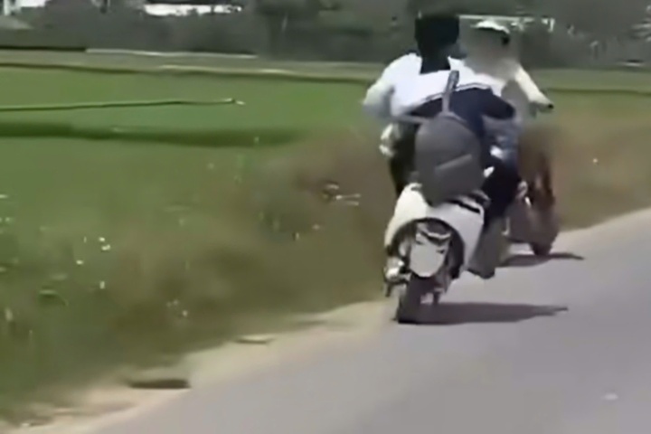 Trieu tap 2 thieu nien lang lach, gay tai nan cho mot phu nu hinh anh