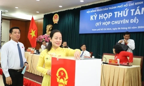 TP.HCM tien hanh bau cac chuc danh lanh dao HDND va UBND thanh pho hinh anh