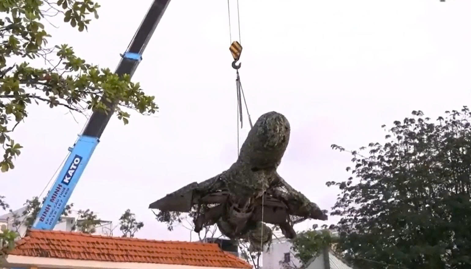 Clip: Di doi chiec may bay Mig21 bi 'bo quen' tai Ca Mau. hinh anh