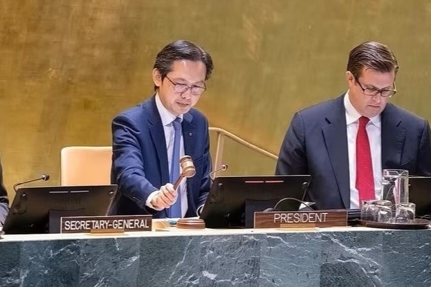 Viet Nam chu tri phien khai mac hoi nghi cua LHQ ve vu khi hat nhan hinh anh