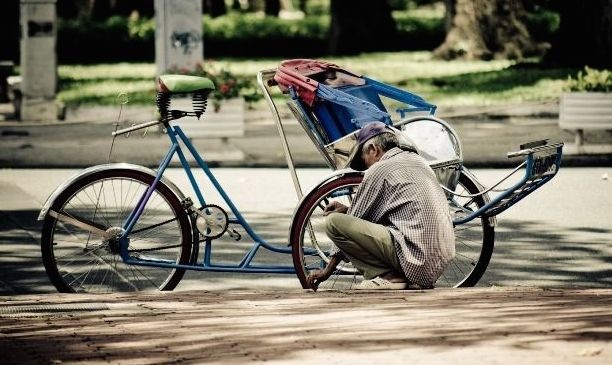 34 nam dap xich lo o Sai Gon hinh anh