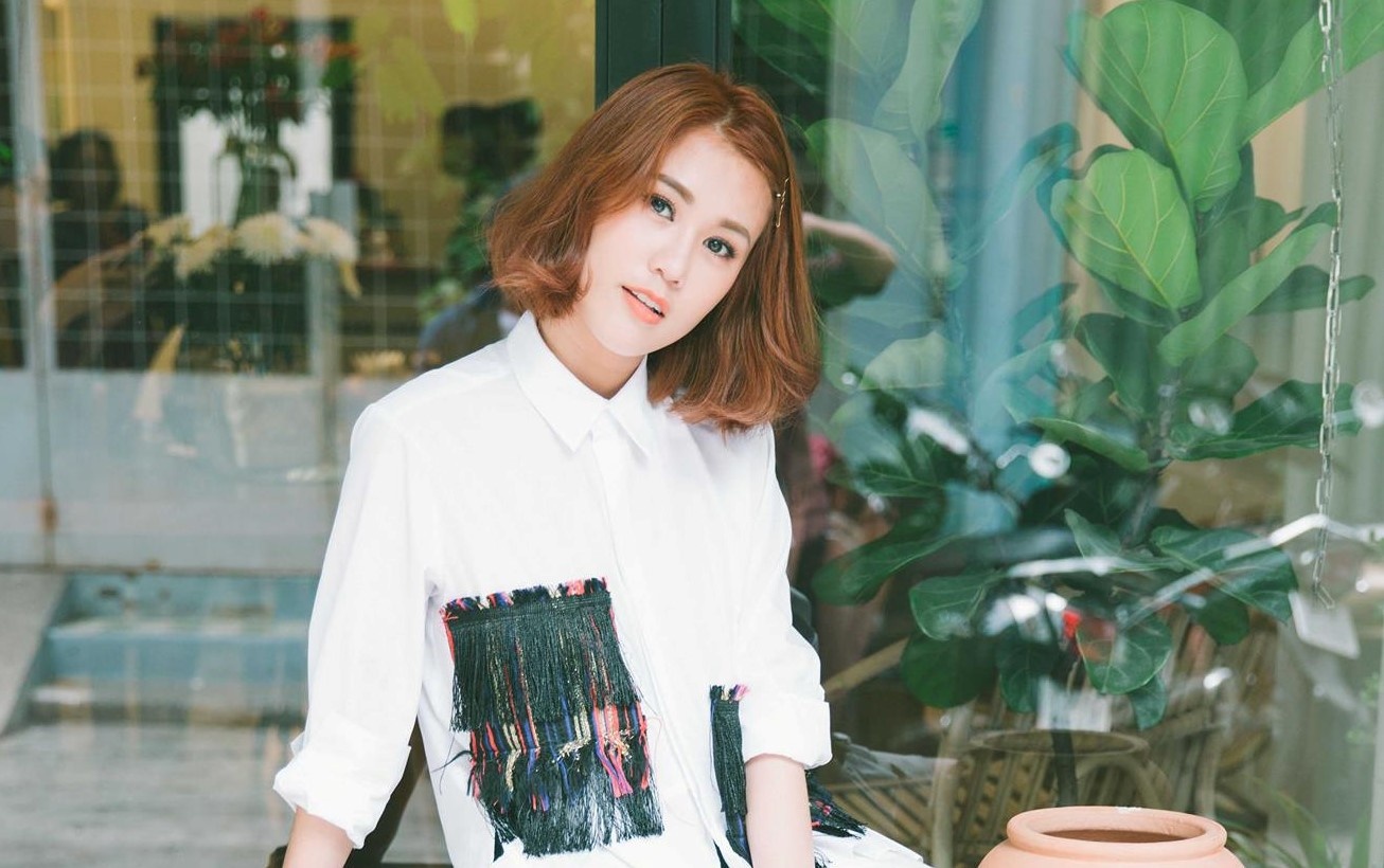 Hot girl Ngoc Thao: 'Di mua com cung phai mac do dep' hinh anh