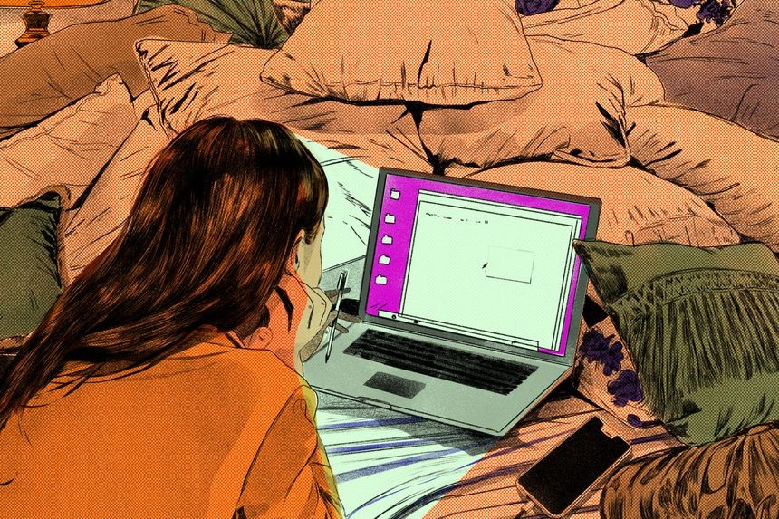 Tuon trao cam hung lam viec khi nam giuong hinh anh