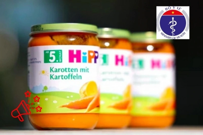 Hai quan siet kiem soat san pham dinh duong HiPP nhap khau hinh anh