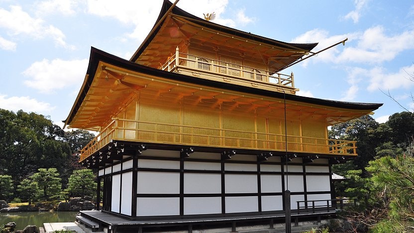 Di sản Thế Giới,  UNESCO,  Chùa vàng Kinkakuji. ảnh 1 Di san The Gioi,  UNESCO,  Chua vang Kinkakuji. anh 1