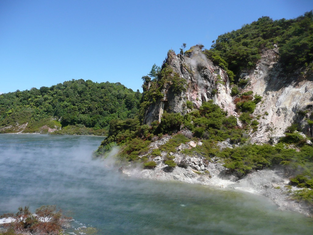 Ho nuoc nong,  Ho Frying Pan,  Suoi nuoc nong lon anh 7