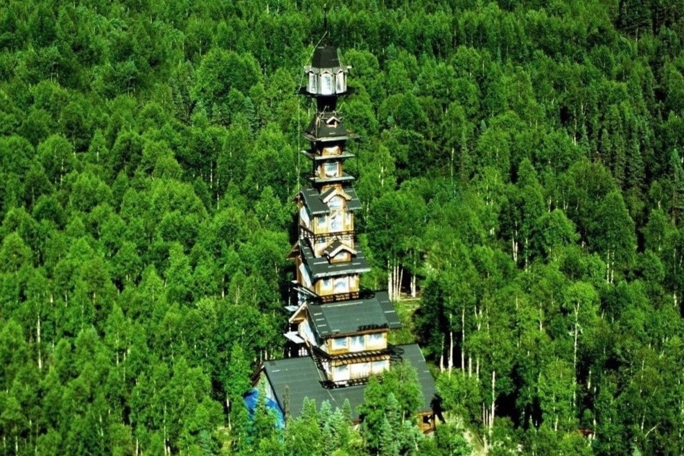 Ngoi nha xep chong o My hinh anh